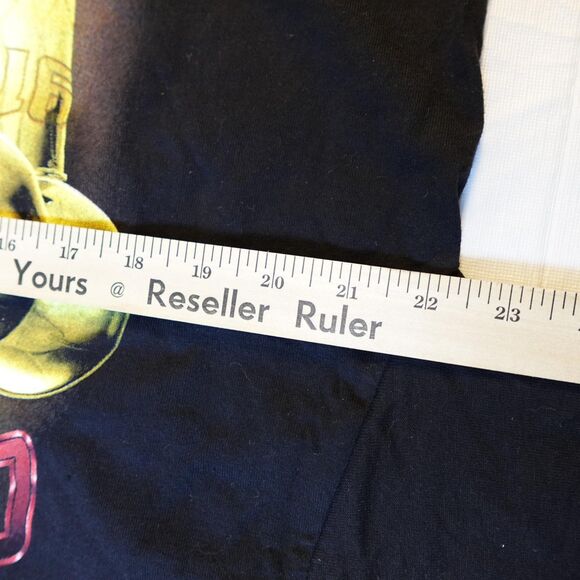 Vintage Chicago Bulls Shirt Mens Large Black NBA Champions Dynasty 90s Starter - Picture 8 of 9